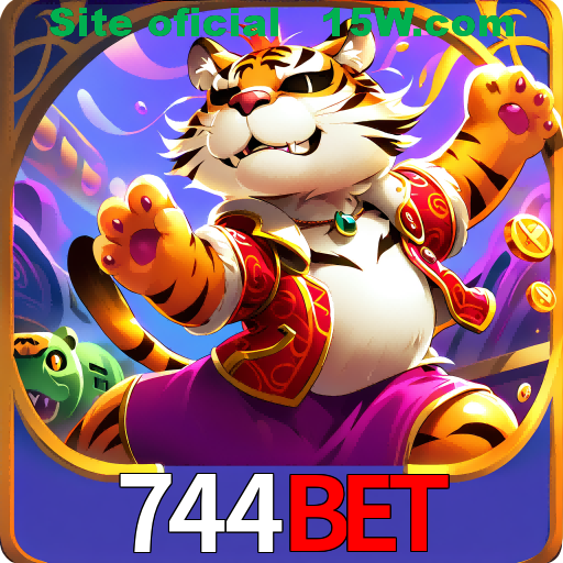 Imagem promocional da 744Bet mostrando a plataforma e suas vantagens